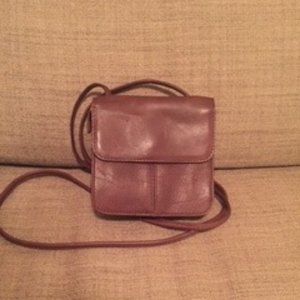 Brown Leather Small Crossbody Bag